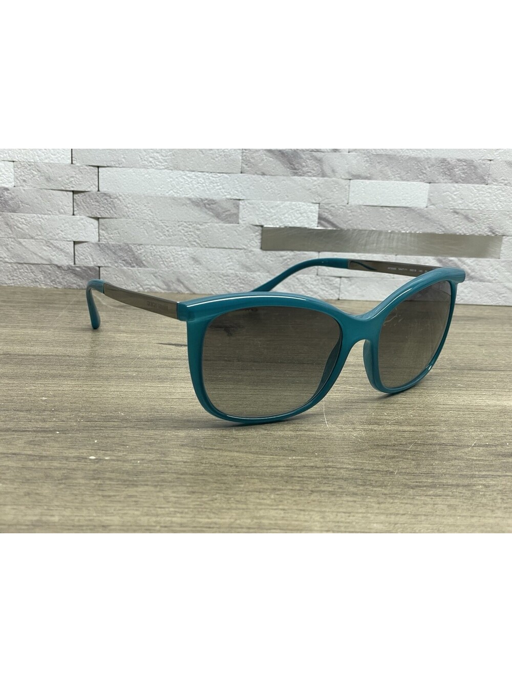 Giorgio Armani Oversized Sunglasses AR8068 5447 Opal Blue Aquamarine FRAMES ONLY